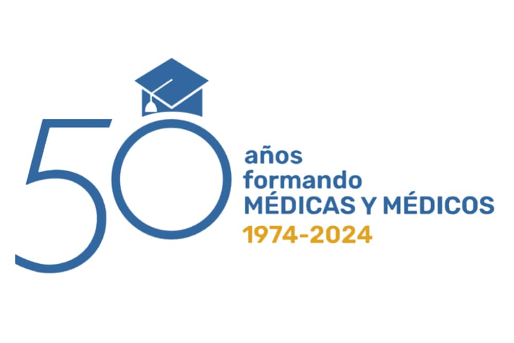 Cartel 50º aniversario de los estudios de Medicina en la provincia de Las Palmas